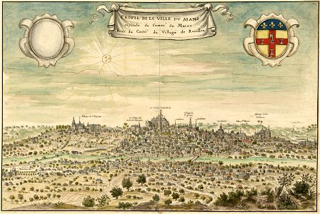 Ville du Mans XVIIe siècle