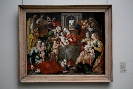 Wiki Loves Art - Gent - Museum voor Schone Kunsten - De familie van de heilige Anna (Q21680618). Free illustration for personal and commercial use.