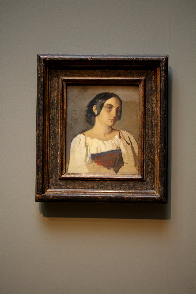 Wiki Loves Art - Gent - Museum voor Schone Kunsten - Portret van een Italiaanse vrouw (Q21679888)