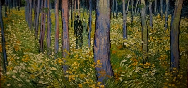 Vincent van Gogh (1853-1890) - Undergrowth with two Figures (1890)