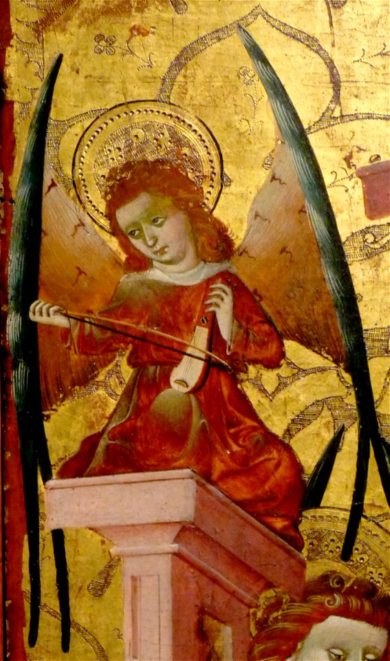 Zaragoza - Museo - María, Reina de los Cielos - Ángel violín