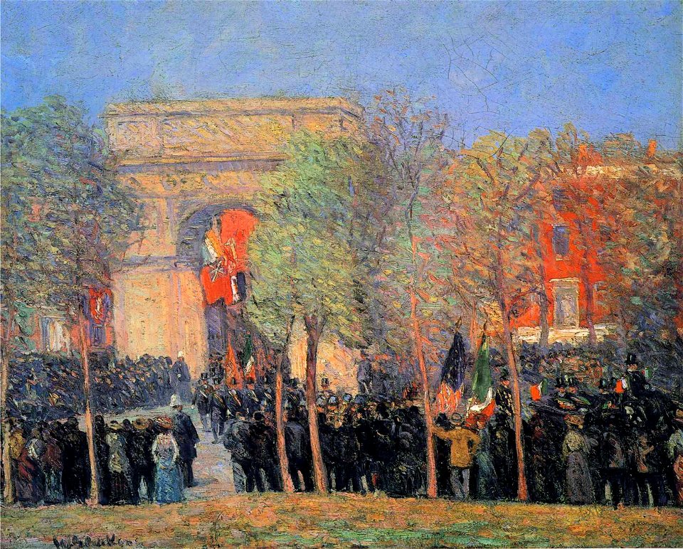 William Glackens - Italo-American Celebration, Washington Square