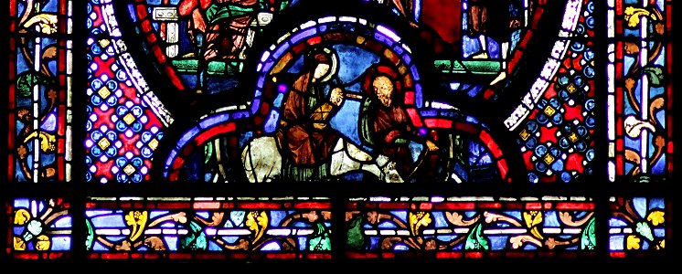 Vitrail Chartres-048 rectifié -croix 1