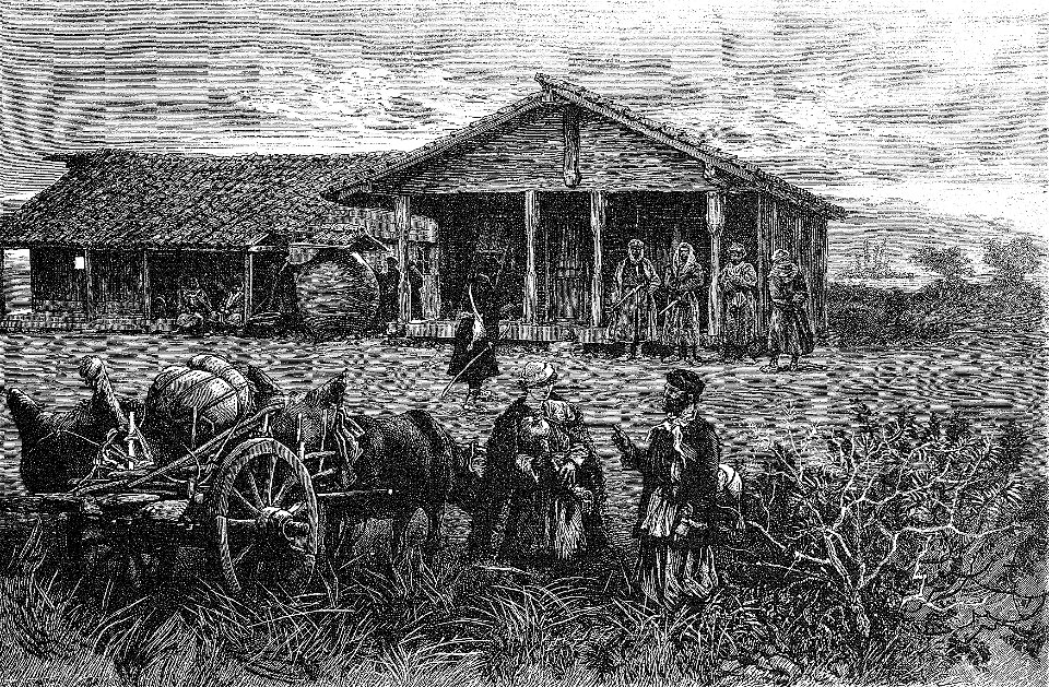 Winery in Sighnakh (Roskoschny, 1884)
