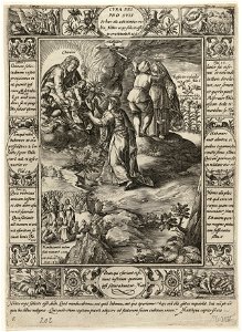 Zorg van God voor de zijnen (Cura dei pro suis) Matheus 633-34. NL-HlmNHA 1477 53008512