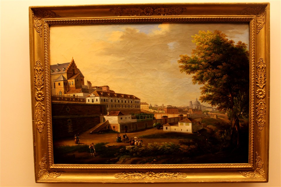 Vista del Campo del Moro. Museo de Historia de Madrid