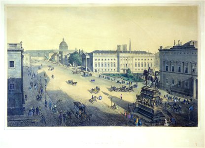 Von den Linden bis zum Königlichen Schloss 1861