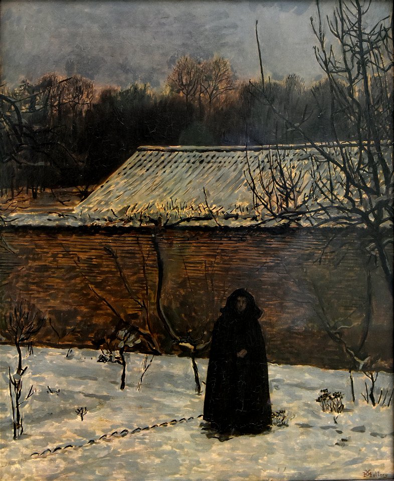 Xavier Mellery (1845-1921) Winterdag - Kröller-Müller Museum Otterlo 23-08-2016 13-15-59