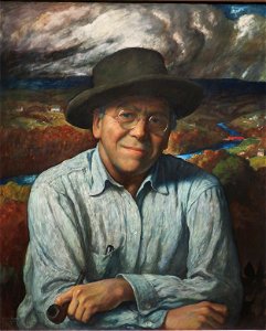 Self-portrait by N. C. Wyeth, 1940, National Academy of Design