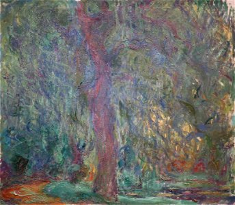 Weeping Willow by Claude Monet, Musée Marmottan Monet 5078. Free illustration for personal and commercial use.