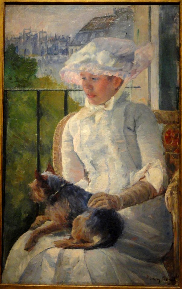 Young Girl at a Window by Mary Cassat, c. 1883-1885 - Corcoran Gallery of Art - DSC01154