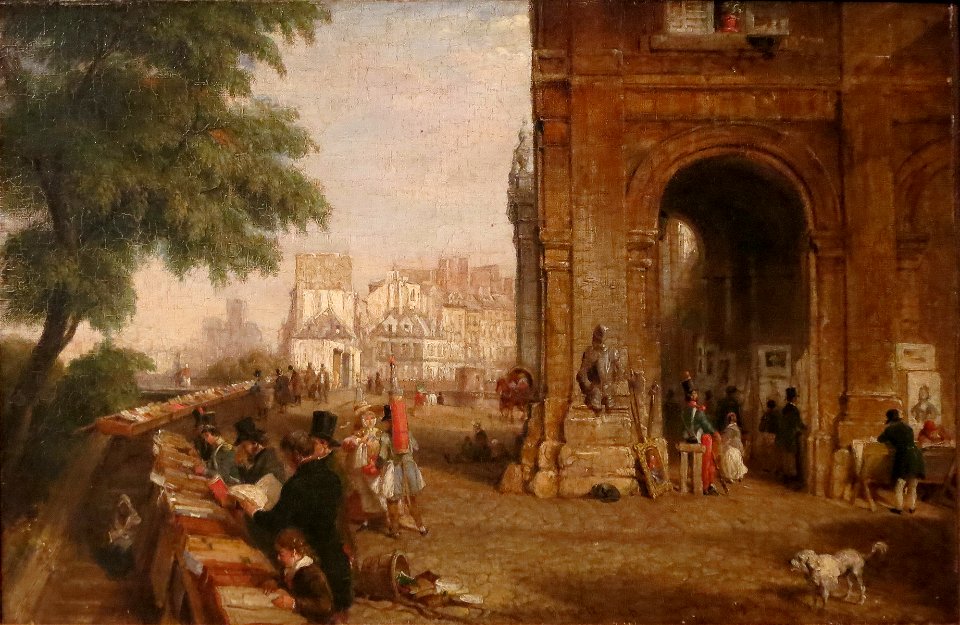 WilliamParrotLeQuaiContiEtLesBouquinistes1846