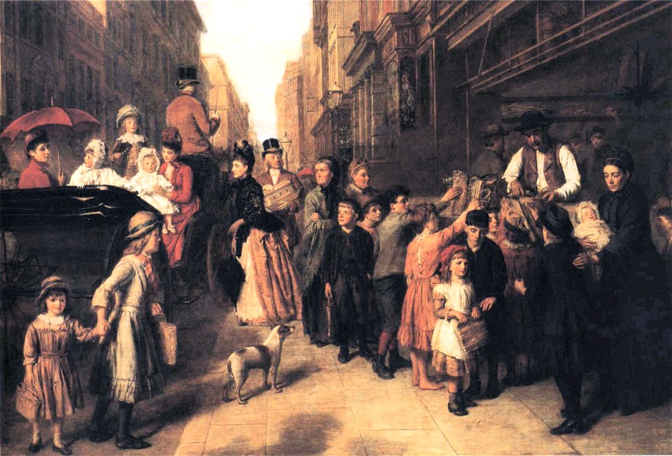William Powell Frith - Poverty and Wealth