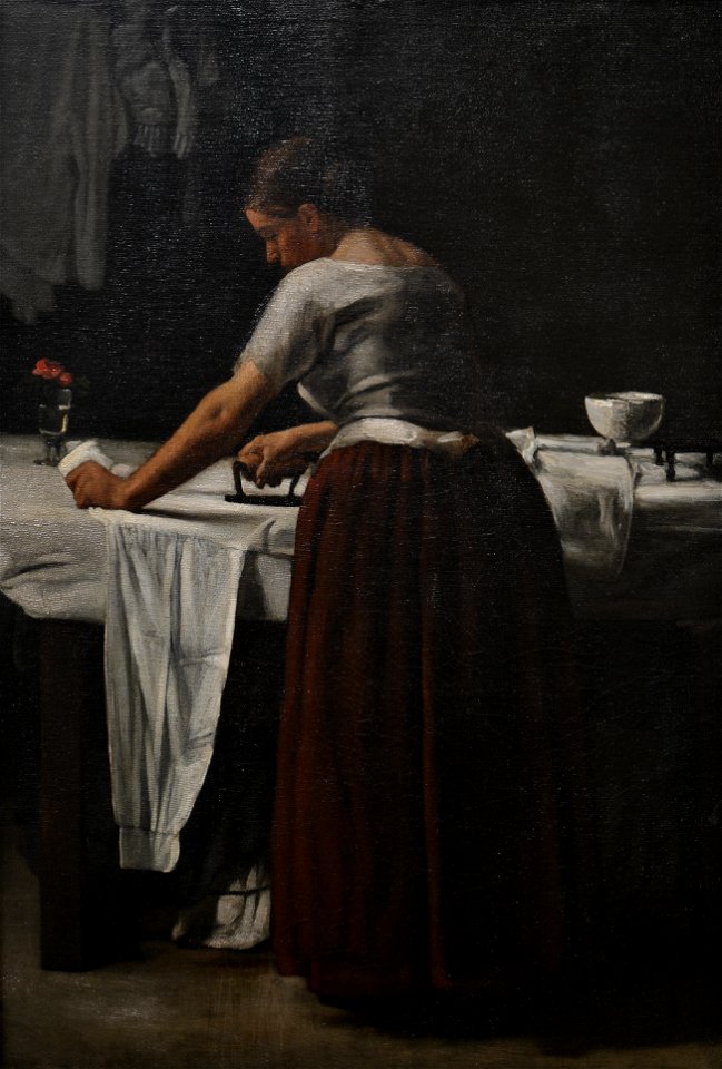 Woman Ironing, by François Bonvin