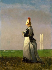 Woman Reading by Eastman Johnson, San Diego Museum of Art
