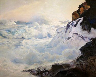'Smothering Surf' by Frederick Judd Waugh, El Paso Museum of Art