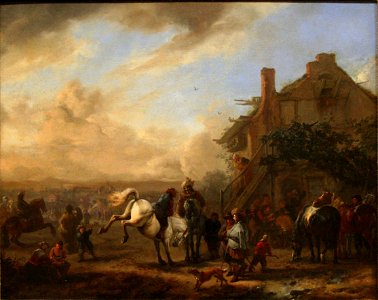 Wouwerman-Marché aux chevaux