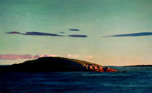Blubber Island, Maine by N. C. Wyeth, 1938, oil 