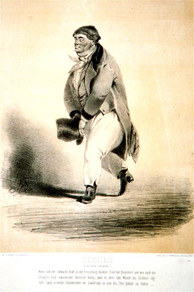 Wenzel Scholz Eulenspiegel Litho