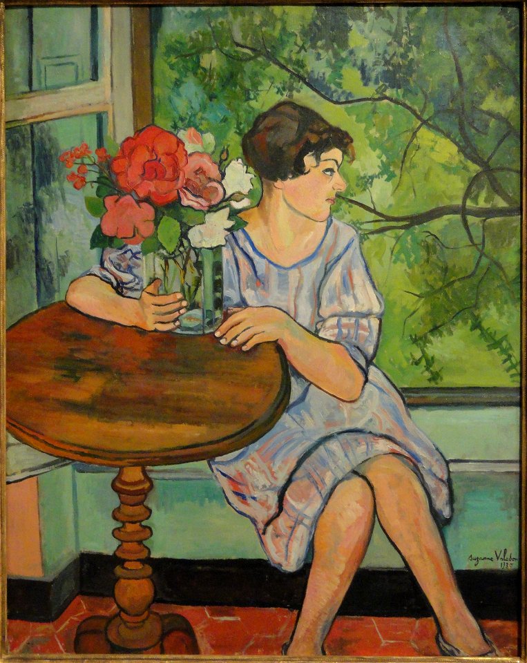 Young Girl in Front of a Window, by Suzanne Valadon, 1930 - San Diego Museum of Art - DSC06734