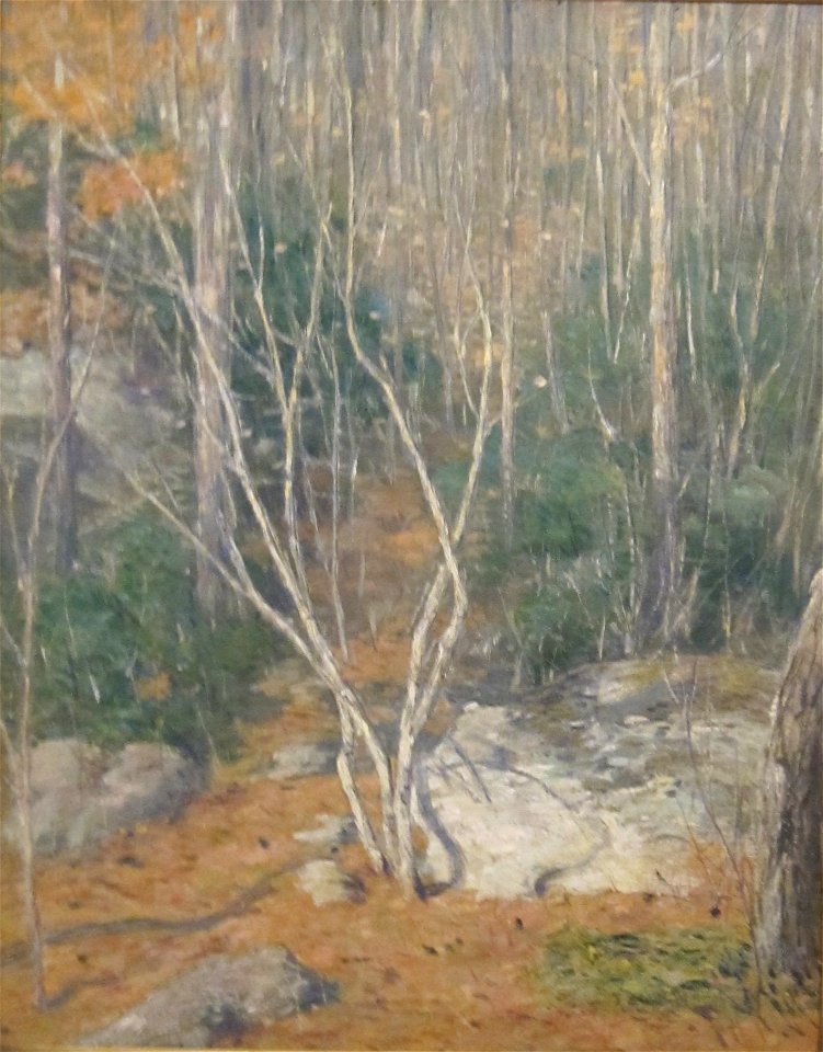 'The Path in the Woods' by Julian Alden Weir, Cincinnati Art Museum