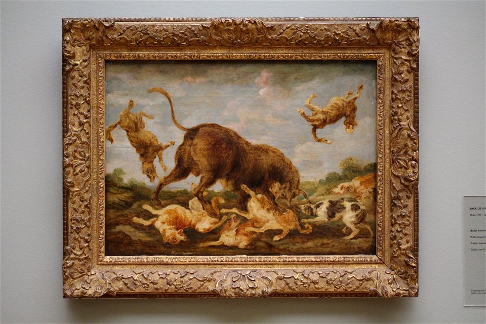 Wiki Loves Art - Gent - Museum voor Schone Kunsten - Buffel door honden aangevallen (Q21678962)