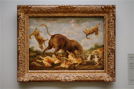 Wiki Loves Art - Gent - Museum voor Schone Kunsten - Buffel door honden aangevallen (Q21678962)