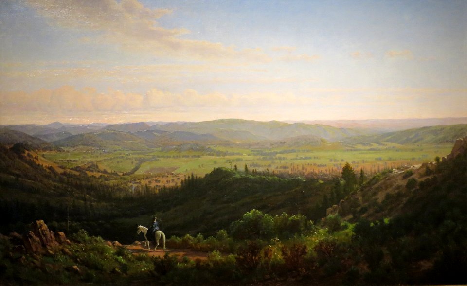 Knight's Valley from the Slopes of Mount St. Helena by Virgil Williams