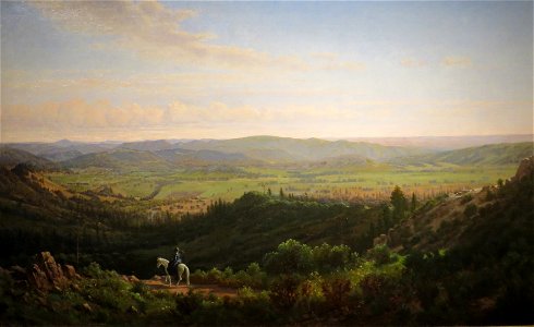 Knight's Valley from the Slopes of Mount St. Helena by Virgil Williams