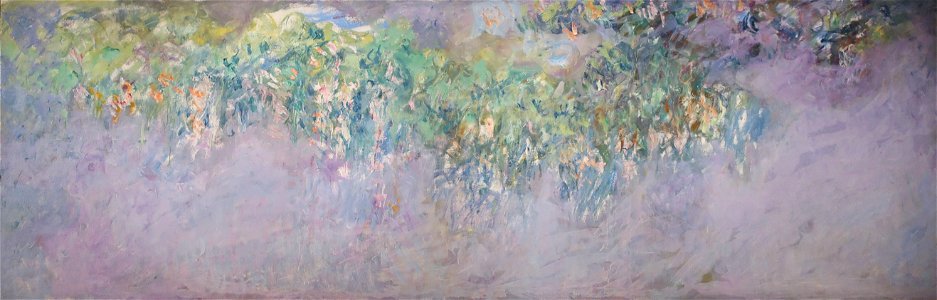 Wisteria by Claude Monet, Musée Marmottan Monet 5124. Free illustration for personal and commercial use.