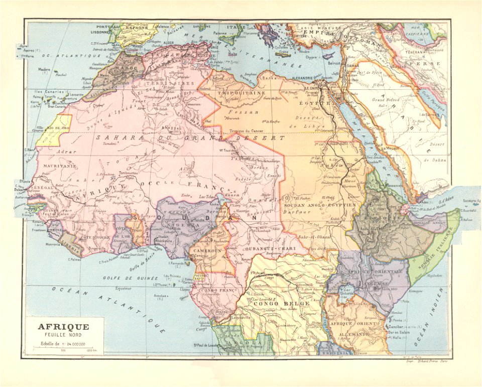 monprof carte afrique
