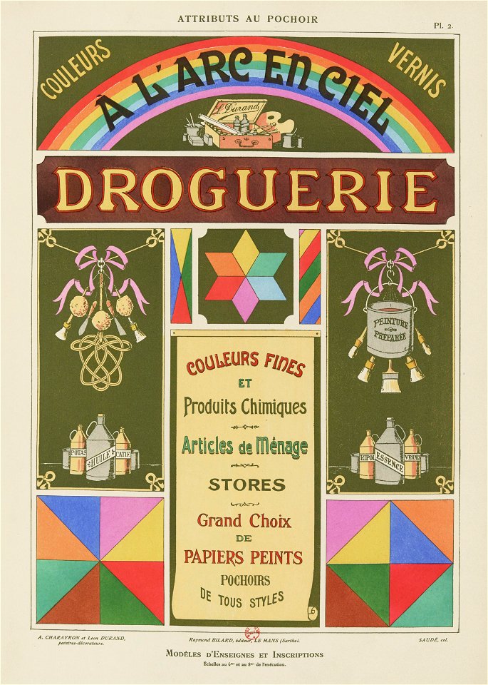 Modèles d'enseignes (Gallica BNF)