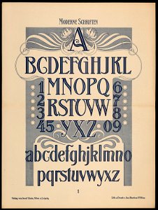 Moderne Schriften