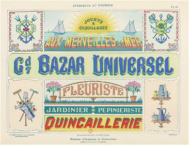 Modèles d'enseignes (Gallica BNF)