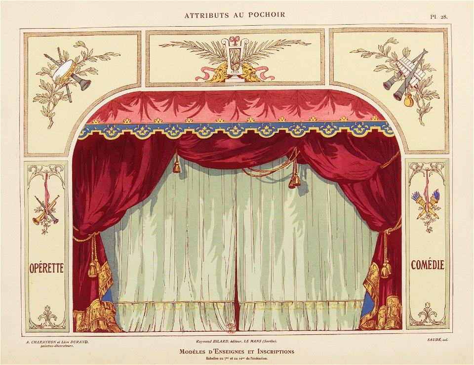 Modèles d'enseignes (Gallica BNF)
