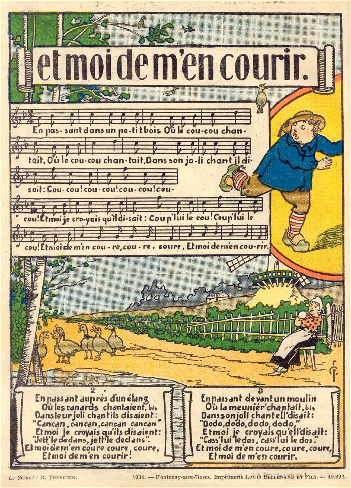 Et moi de m'en courir