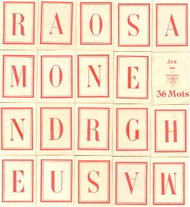 36mots cartes