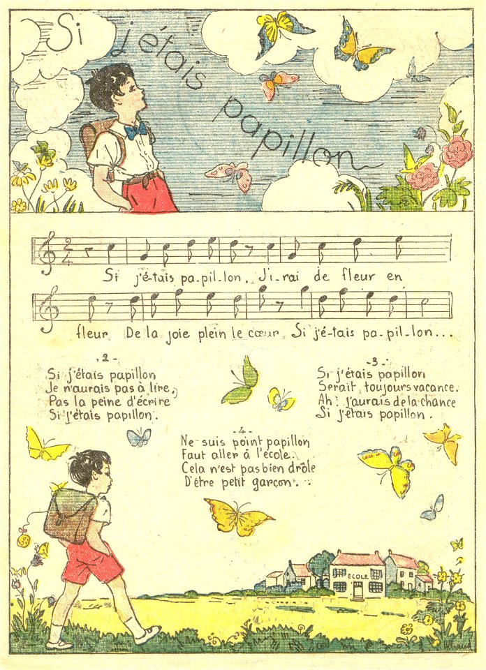 si j étais papillon