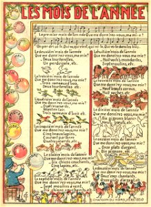 Les mois de l'année