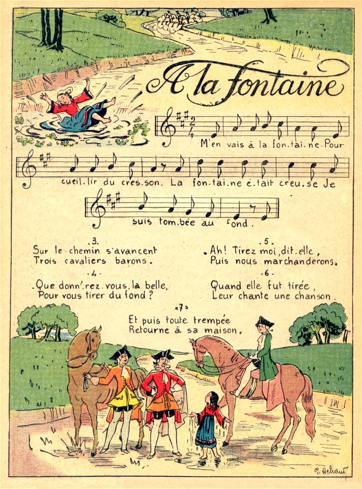 A la fontaine