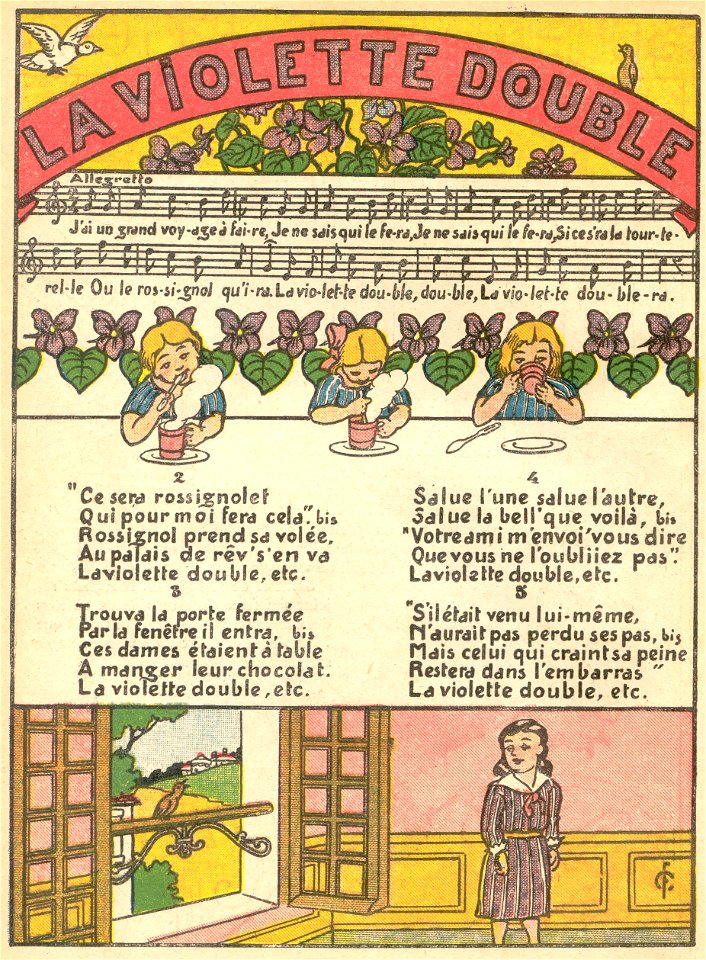 la violette double