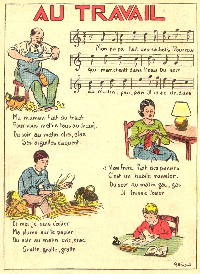 au travail