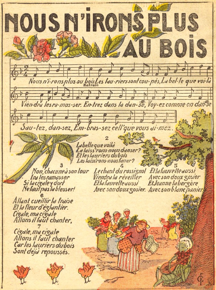 Nous n' irons plus au bois