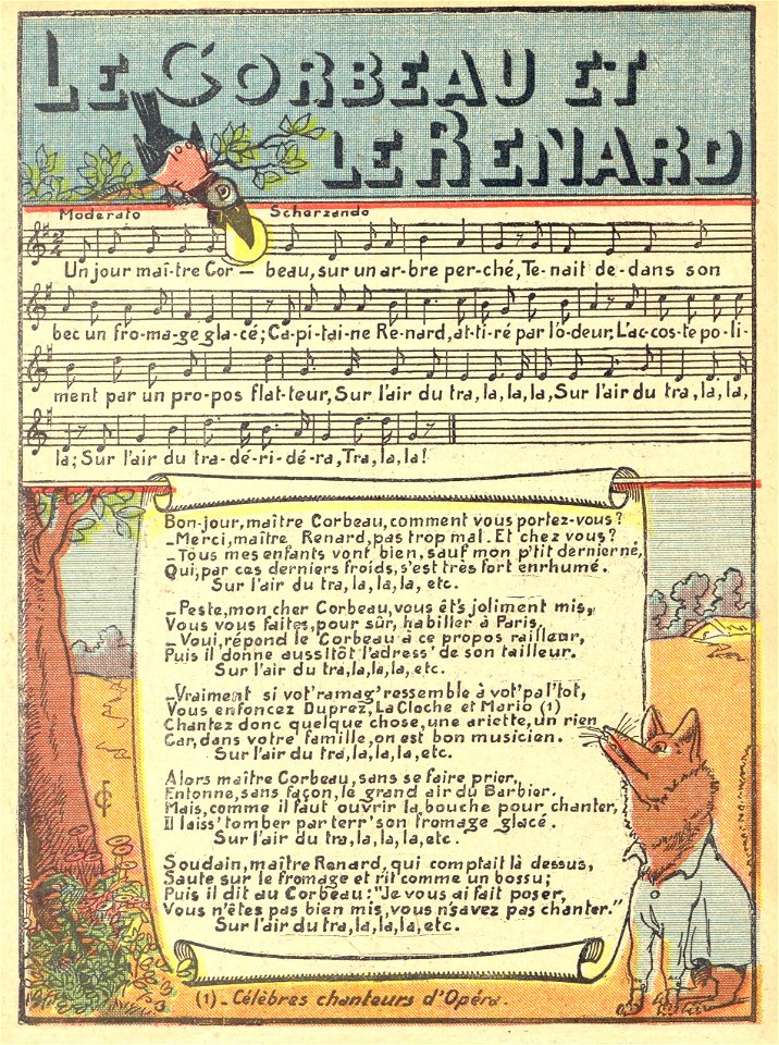 Le corbeau et le renard