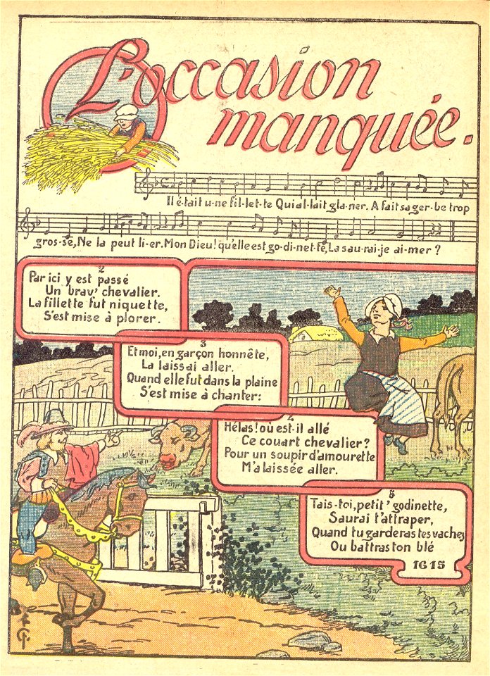 L'occasion manquée