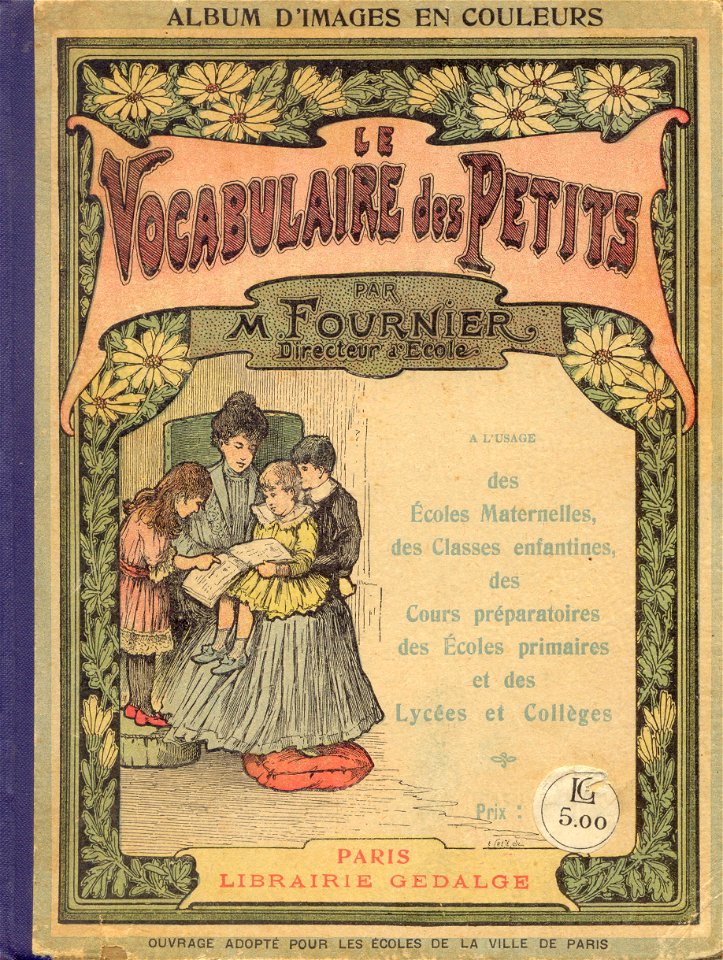 vocabulaire des petits 1