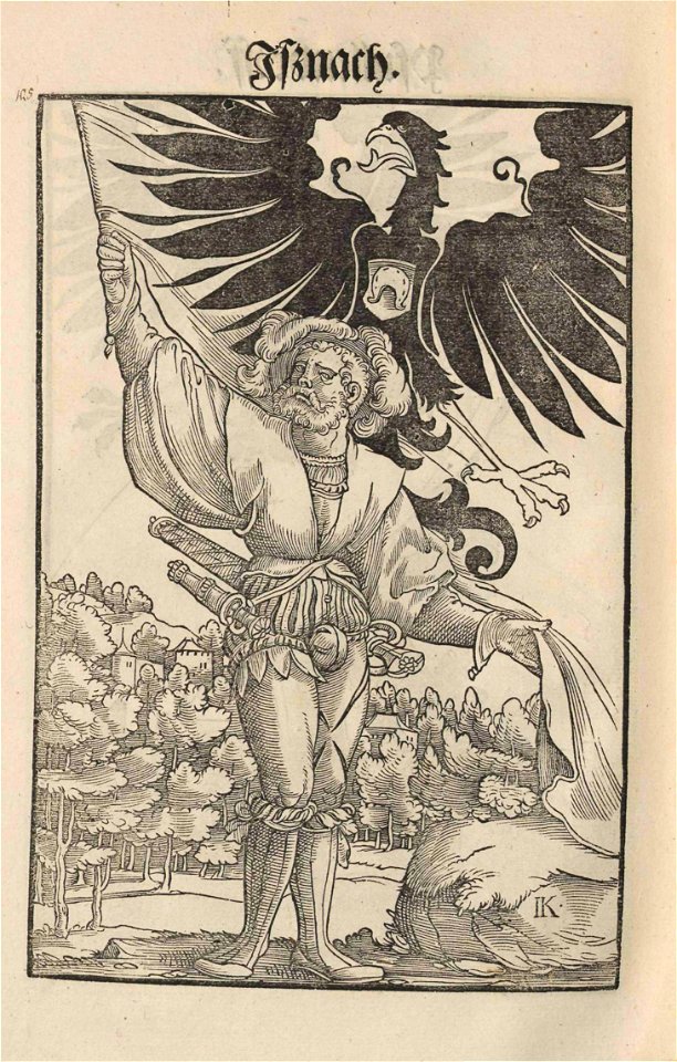 Wapen 1545 Issnach (Isny im Allgäu)