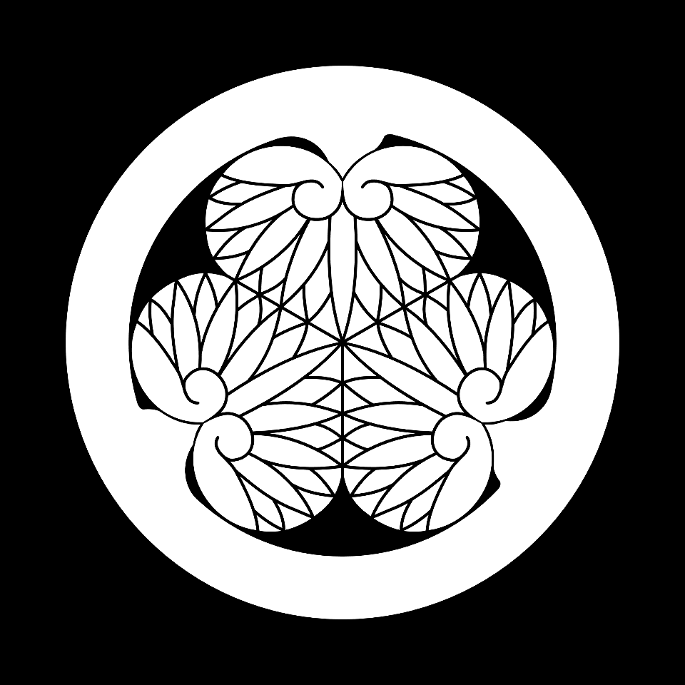 Japanese crest Mito mitu Aoi_1600-1600