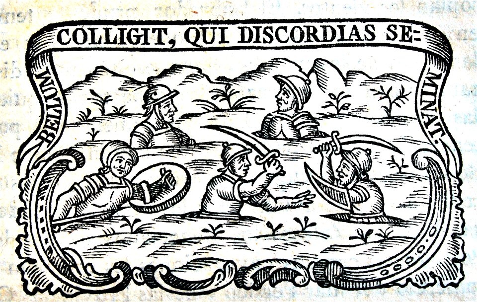 "Bellum colligit, qui discordias se minant".