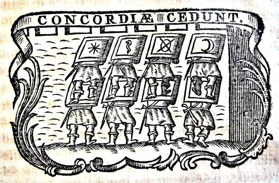 "Concordiae cedunt".
